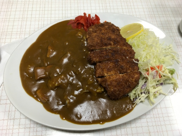 温州軒のカツカレーライス