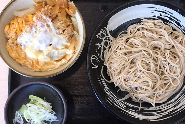 茹で太郎の蕎麦カツ丼セット