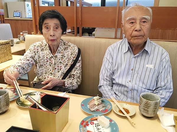 食欲旺盛の84歳と91歳