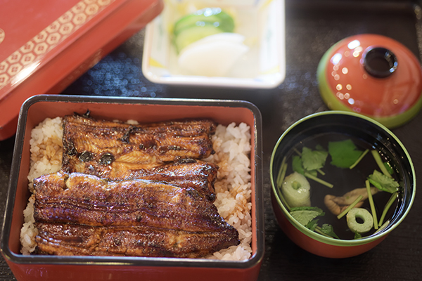 やわらかな鰻、濃すぎないタレの鰻丼でした