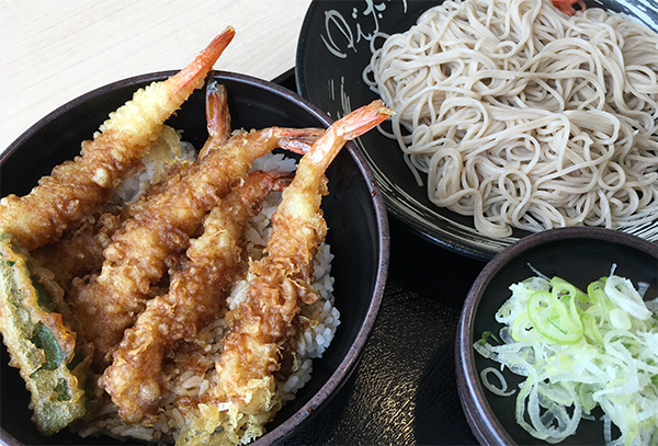 エビ天丼そばセット