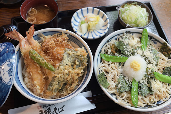 天丼磯おろしそばセット