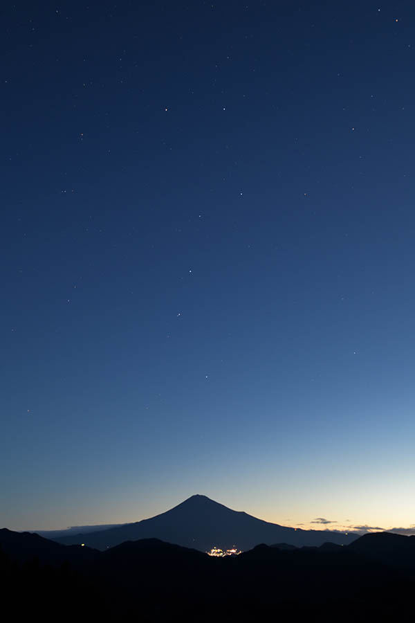 北斗七星のある空