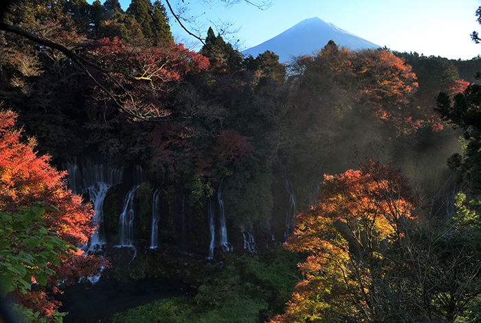 白糸の滝の紅葉