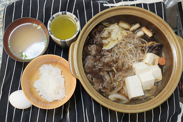 すき焼きいただきます