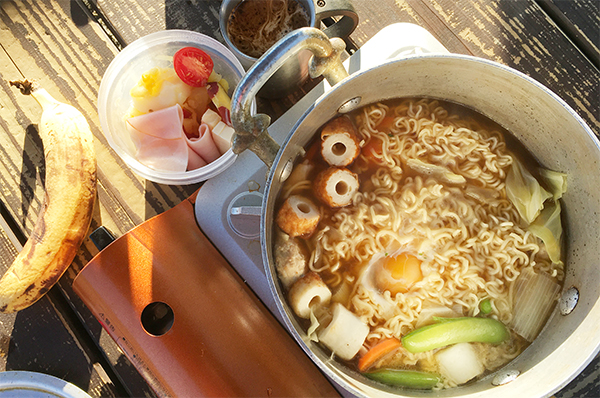 いただいた長ネギがうまいぞラーメン