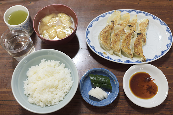 餃子定食750円