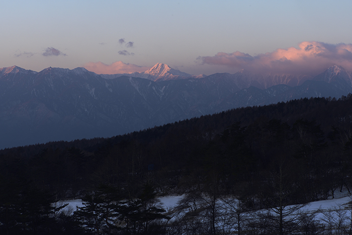 北岳モルゲンロート