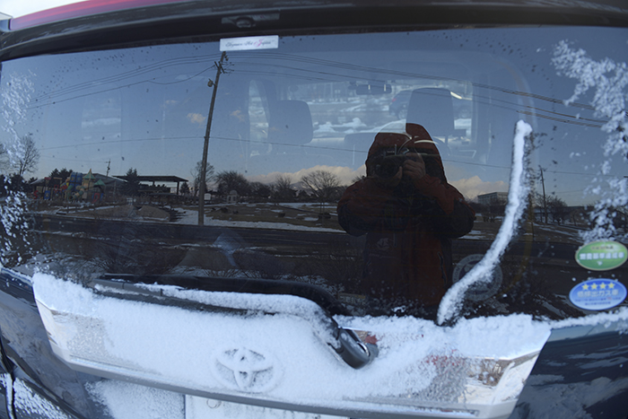 雪まみれの愛車