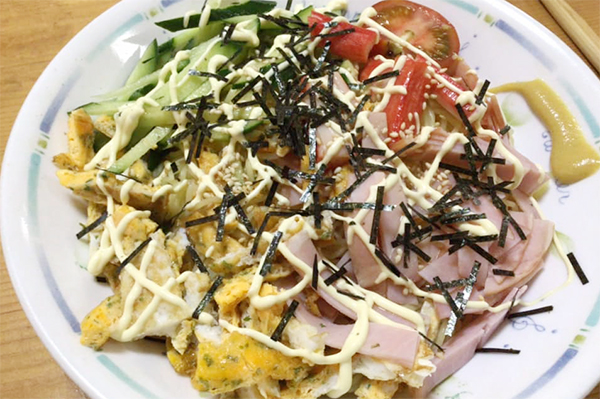 ランチの冷やし中華