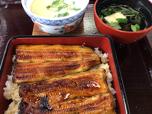 久しぶりのうな丼