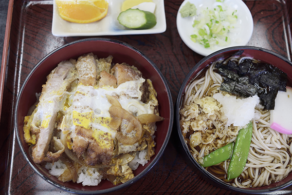 ミニかつ丼＋蕎麦ランチ