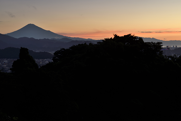 峠からの富士山遠望