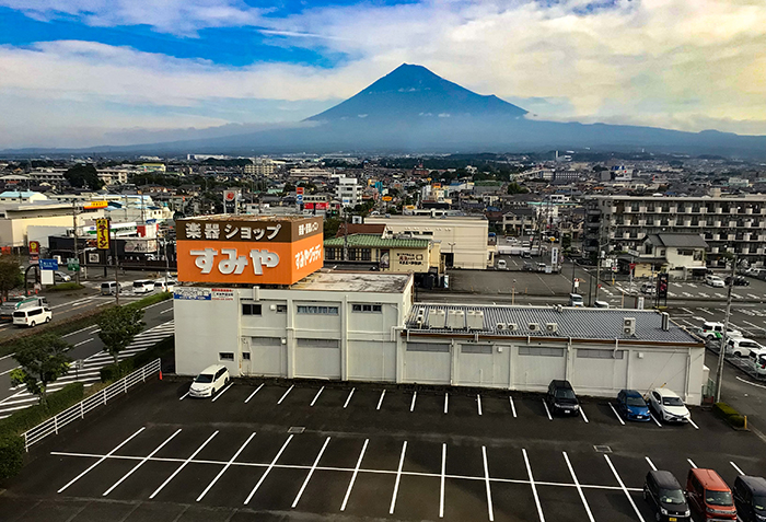 富士山に近い街