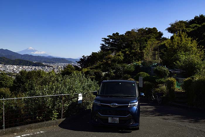 愛車TANKで徳願寺山