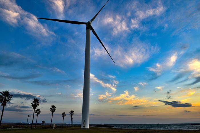 風力発電のある風景