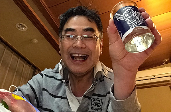 鷹勇で乾杯