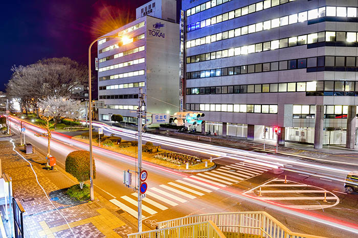 陸橋の上からとってみました