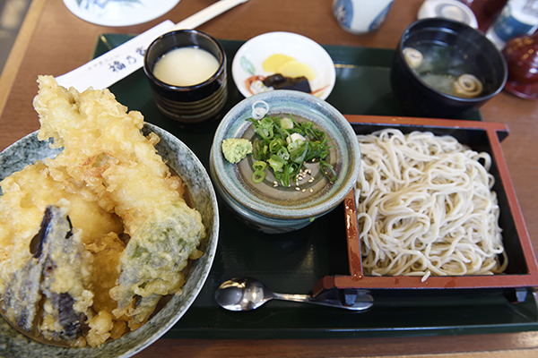 穴子天丼蕎麦セット