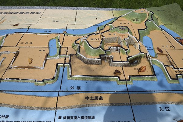 横須賀城の構造