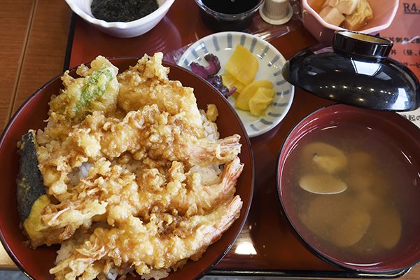 活エビ天丼