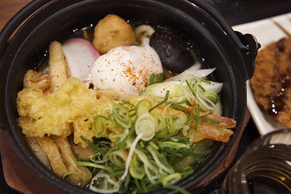 丸亀製麺で鍋焼きうどん