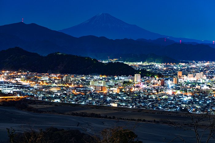 徳願寺からの富士山