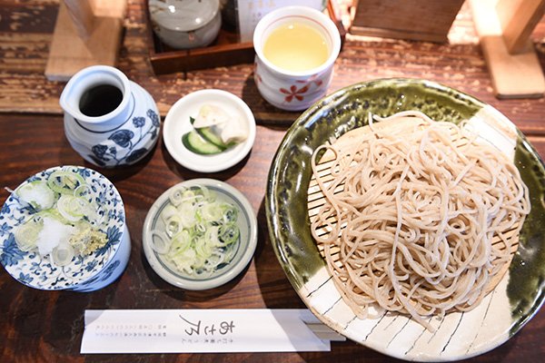 蕎麦と小天丼のランり