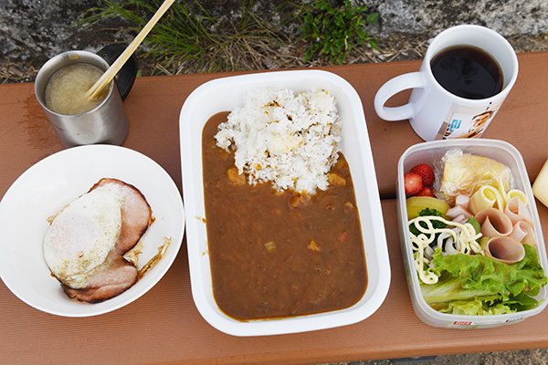 カレーライスできました