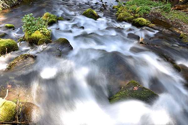 摩周湖からの湧水