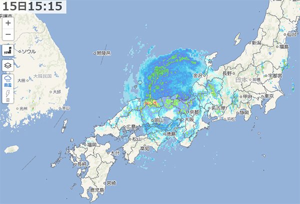 台風７号