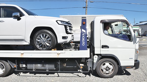 清水への車の納車の途中