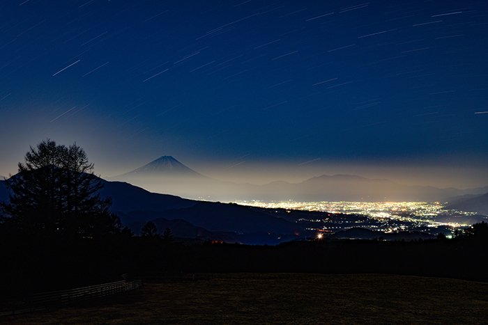 八ヶ岳夜景