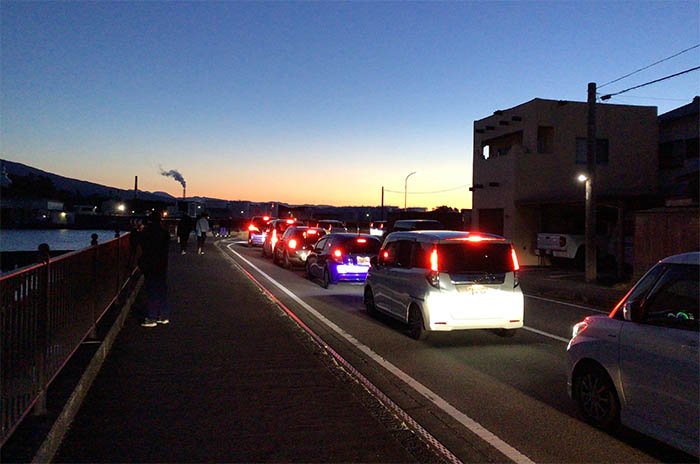 午前５時の大渋滞