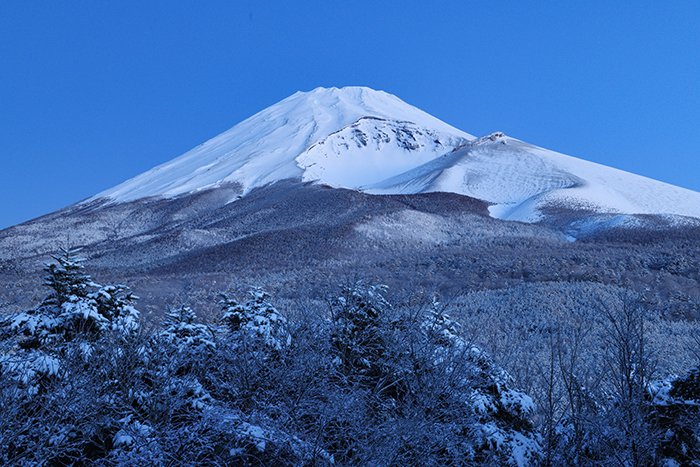 富士山雪景色