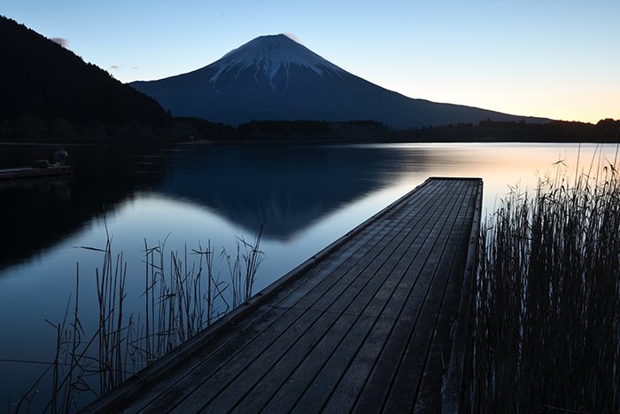 田貫湖夜明け前