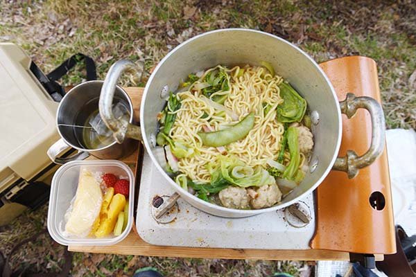 野菜たっぷりラーメン