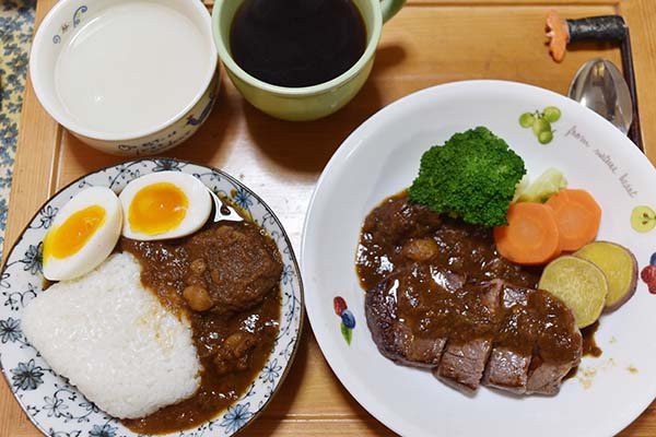 旅行食用の食材を使う