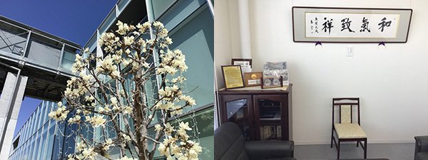 塩尻は応接室に通していただけました。