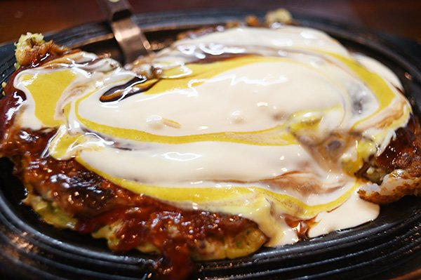 お好み焼きさくらいで腹ごしらえ