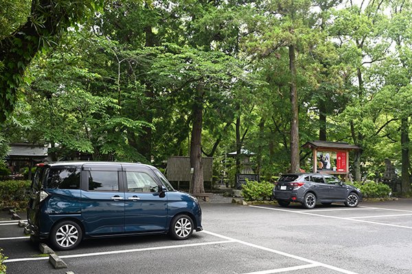 １時間ほど散策して駐車場に帰ってきました