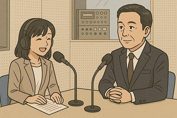 FMスタジオでコンサルティング