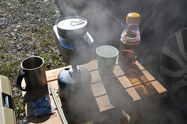 メスチンでご飯炊く
