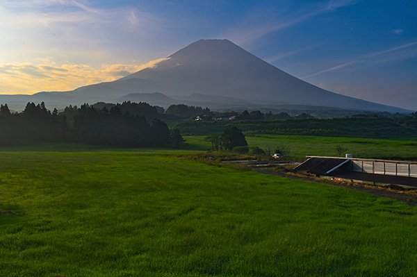 朝霧高原は晴れていた