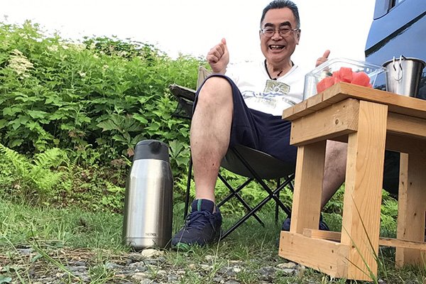 温泉で着替えていました