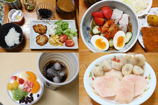 やはり卵が便利、トマトも有益