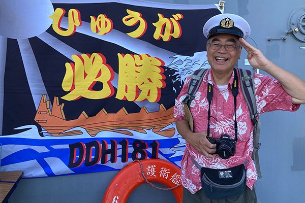 のんきに写真をとっていただきました