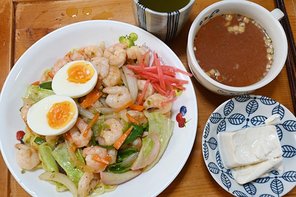 エビ焼きそば