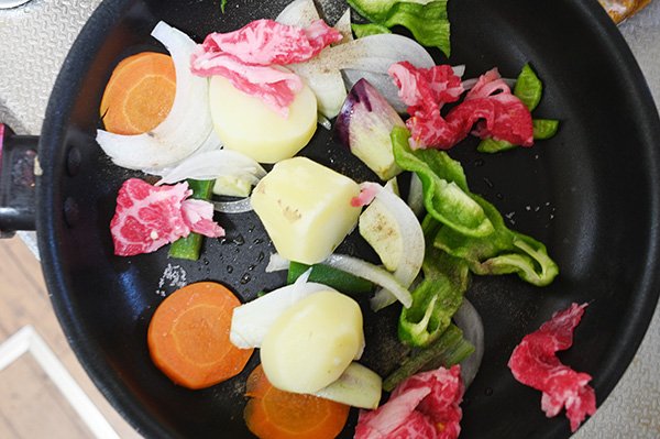 暑い日はカレー