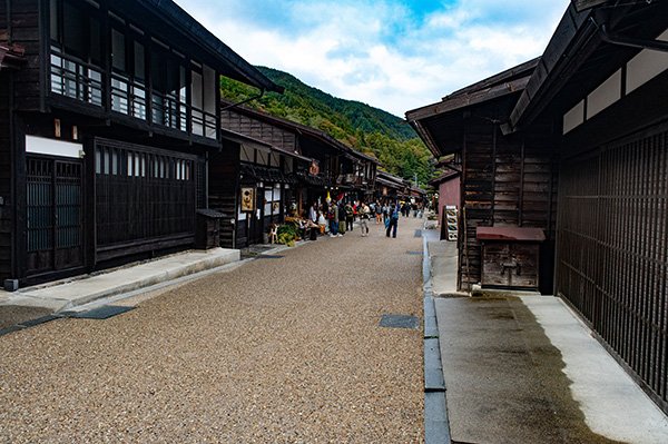 江戸時代の町屋が残る宿場町